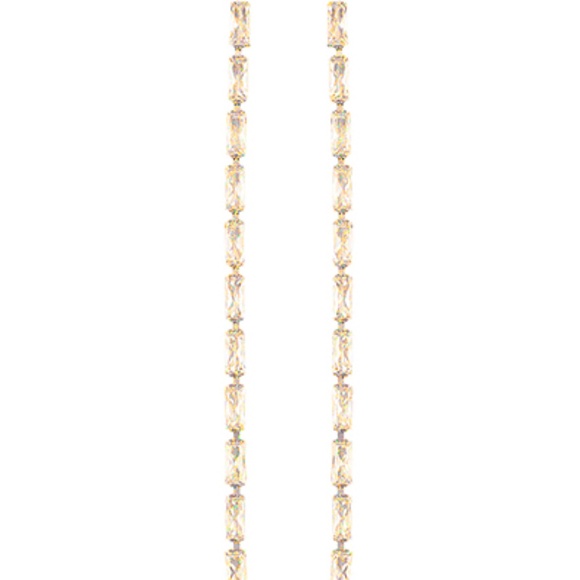 Baguette Drop Earrings - Picture 1 of 2